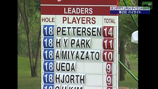 宮里藍！ホンダＰＴＴＬＰＧＡタイランド2010　2勝目　LPGA HONDA LPGA THAILAND　MIYAZATO