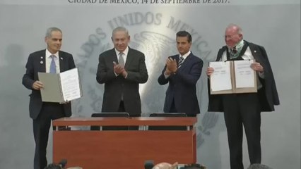 México e Israel refuerzan su relación económica con la firma de tres acuerdos