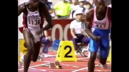 カール・ルイス Carl Lewis 100m 9.86 August 25, 1991 世界記録 world record