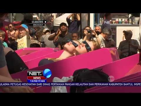 Warga Amerika Saksikan Gerhana Matahari - NET12