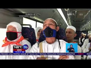 Jemaah Haji Kloter Pertama Pulang ke Indonesia - Net 16
