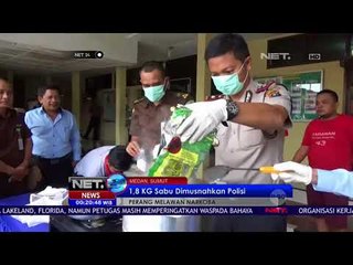 1,8 KG Sabu Dimusnahkan Dengan Direbus - NET24