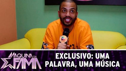 Projota é desafiado nos bastidores do Máquina da Fama