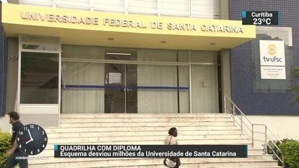 Suspeitos de envolvimento em esquema que desviou verba na Universidade Federal de Santa Catarina são