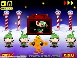 Monkey GO Happy Elves Walkthrough Hints :) Pencilkids