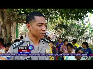 Polisi Kupang NTT Ajarkan Ilmu Mengenal dan Membaca Huruf Kepada Para Warga - NET 12