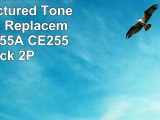 The True Alternative Remanufactured Toner Cartridge Replacement for HP 55A CE255A Black