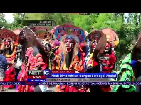Kirab Upacara Padiksan Kediri Jawa Timur Dimeriahkan dengan Berbagai Atraksi - NET 16