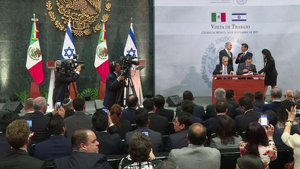 México e Israel acuerdan actualizar su acuerdo de libre comercio