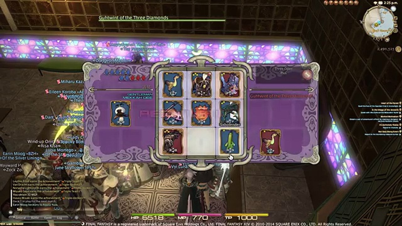 FFXIV OST Triple Triad Theme ( Shuffle or Boogie )