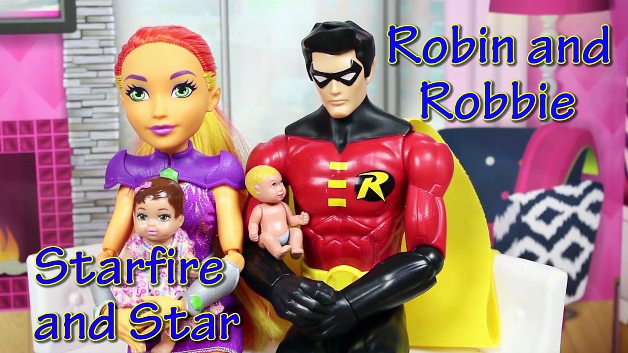 Spiderman Face Reveal To Poison Ivy DC Superhero Girls Dolls Pregnant Harley Quinn
