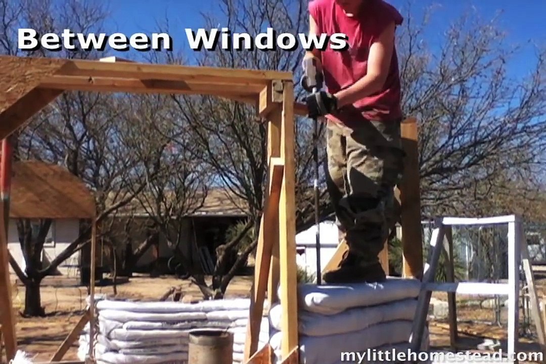 Earth Bag House Construction - Superadobe Tiny Houses - $3000 Expenses