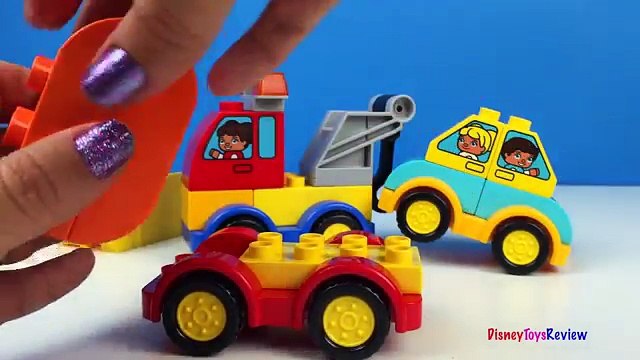 Lego Duplo My First Cars and Trucks Toys for Kids - Mini Mighty Machines Tanker Fire Truck