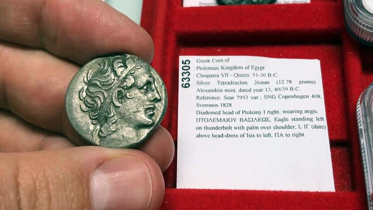 CLEOPATRA & her Lovers Julius Caesar and Mark Antony ANCIENT Greek & Roman COINS Collecting Guide