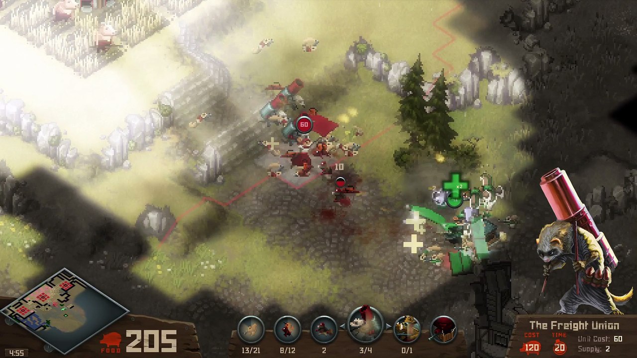 Tooth and Tail, Ranked Malcontent First Star, Real-Time Strategy, Distillery, PS4, PC, Linux, Mac