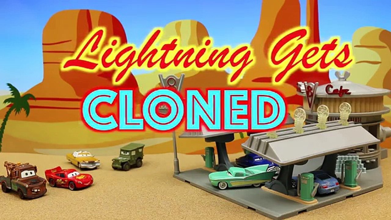 Blaze Monster Machines Diecast Cars Visit Disney Cars Mater & Lightning McQueen in Radiato