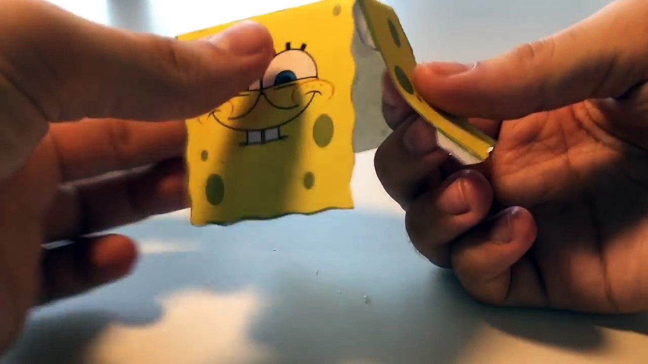 SpongeBob SquarePants Paper Toys collection make your own SpongeBob and