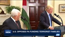 i24NEWS DESK | U.S. opposes PA funding terrorist families | Friday, September 15th 2017
