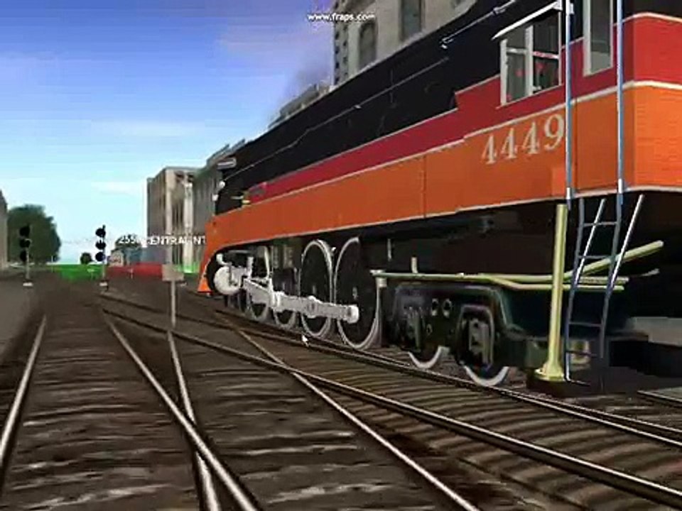 Southern Pacific 4449 and ATSF 2925 doubleheader in Trainz_0001.wmv