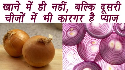 Onion and its Amazing Health benefits | खाने में ही नहीं, दूसरी चीज़ों में भी कारगर प्याज | Boldsky