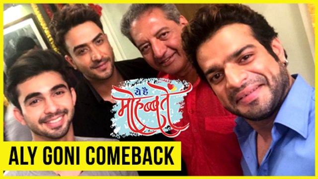 Karan Patel WELCOMES BACK Aly Goni On Ye Hai Mohabbatein Sets