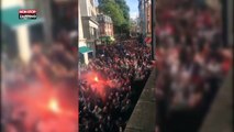 Arsenal - Cologne : 20 000 supporters allemands à Londres, ambiance tendue avant le match (vidéo)