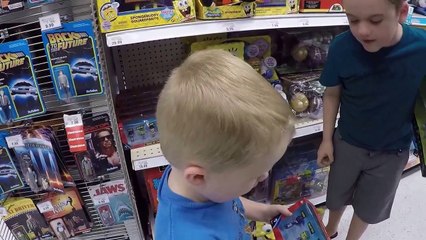 Toys R Us Adventure. And a big Koi fish pond