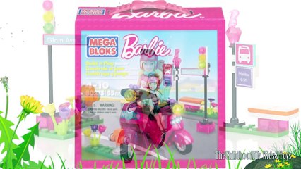 Barbie Mega Bloks Barbie Build N Play Scooter with Barbie Doll