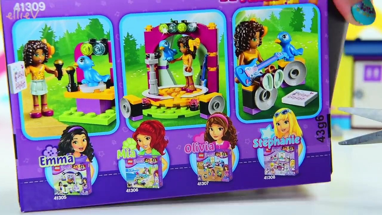 LEGO Friends Heartlake Andreas Musical Duet Build at High School Kids Toys