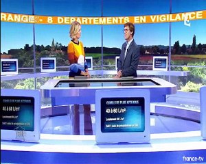 Intervention de Alexis Jannot dans l'émission Météo à la Carte du Mercredi 13 Septembre 2017 sur France 3 National