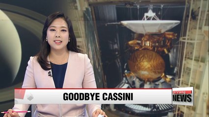 NASA bids farewell to Cassini satellite