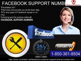 Does Facebook Support Number Help In Sorting Technical Issues? @ 1-850-361-8504