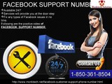 Dial Facebook Support NumberFor Getting All Issues Resolved @ 1-850-361-8504