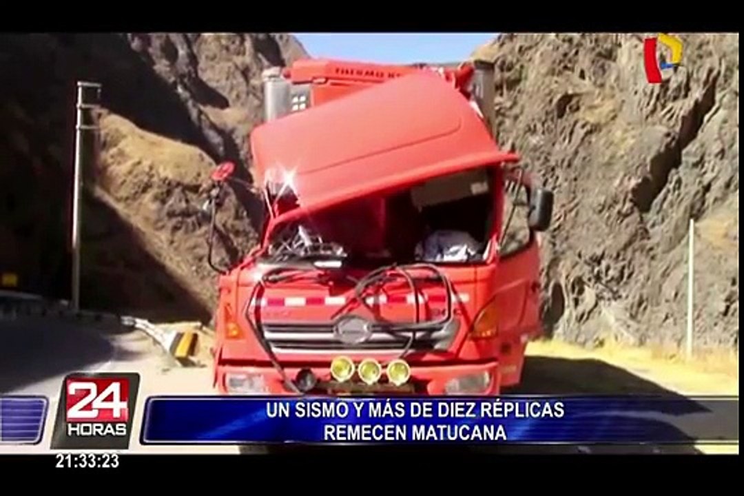 Matucana: un nuevo sismo de 4.0 fue reportado por el IGP esta noche