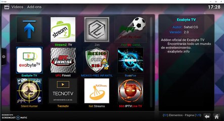 nueva version Exabyte TV 2.0 todos los canales Premium Gratis | KODI PRO 2017