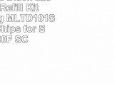 NE IMAGE  2 Black Laser Toner Refill Kit for Samsung MLTD101S  2 Reset Chips for