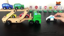 Street Vehicles and Car Carrier - Learn the Names of Cars for Kids and Trucks with Melissa & Doug