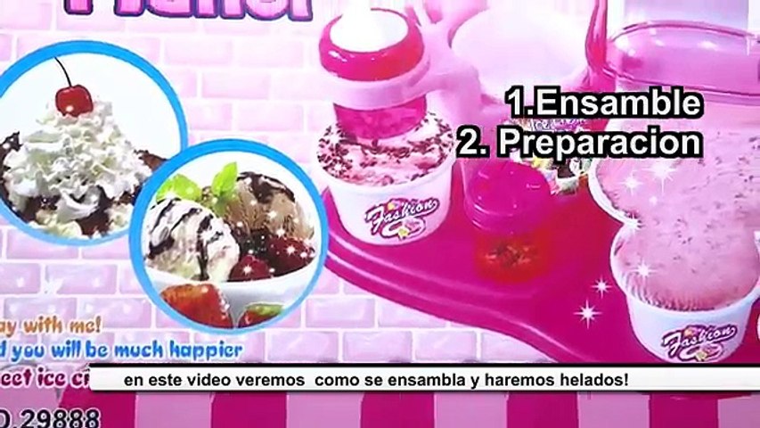 fabrica de hacer helados para niños