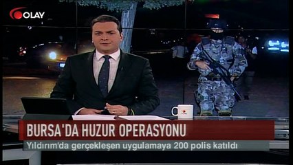 Bursa'da huzur operasyonu (Haber 14 09 2017)