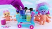 Mickey Mouse Ice Cream Stand Pounding Toys Glitter Body Paint Paw Patrol Baby Dolls PJ Mas