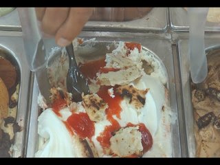 Napoli - Il gelato al gusto pizza targato Sorbillo e Casa Infante (19.08.15)