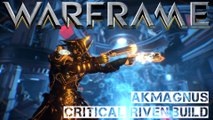 Warframe AKMagnus Critical Riven build