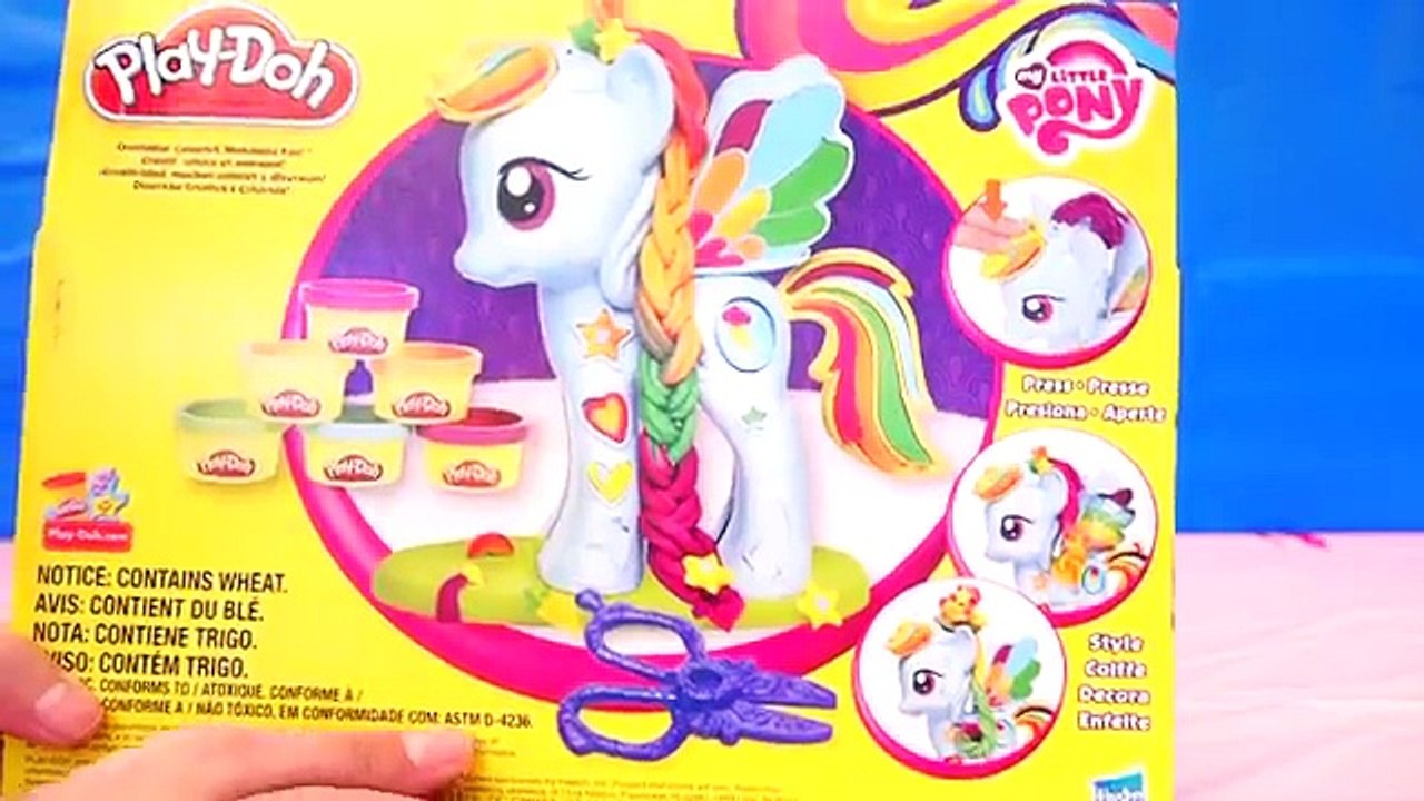 Juguetes de Play Doh - Le ayudamos a Rainbow Dash a recuperar colores con plastilina My Little Pony