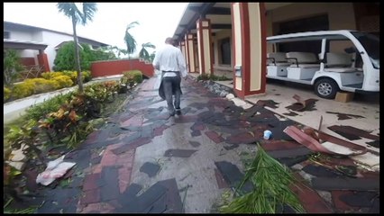Video shows hurricane damage to hotel in Cuba