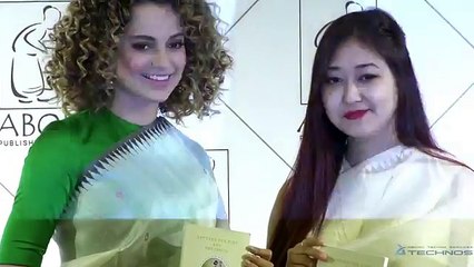 Kangana Ranaut At Book Launch Of Her School Friend Bondina Elangbam