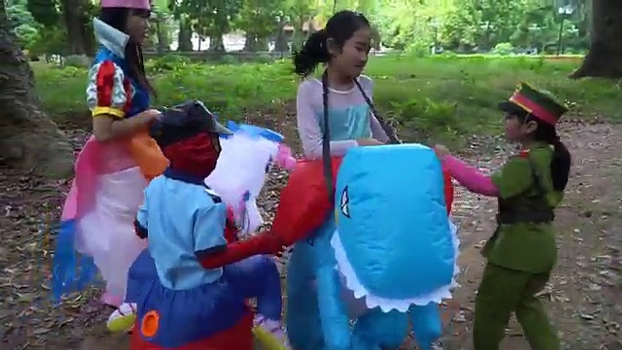 Little Policeman Spiderman Prison Break Fails Police Kids Police Arrest