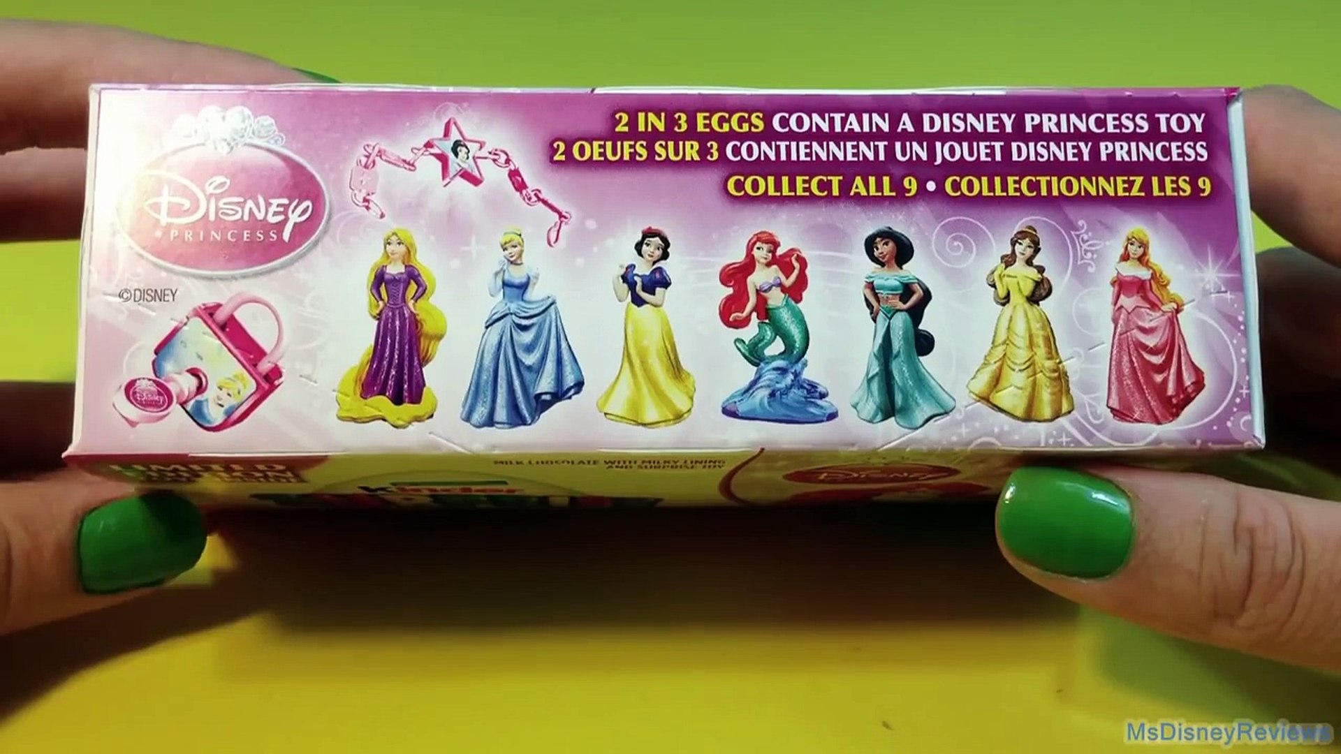 LIMITED Edition: Disney Princess Kinder surprise eggs Unboxing, Snow White,  Aurora, Jasmine - Dailymotion Video