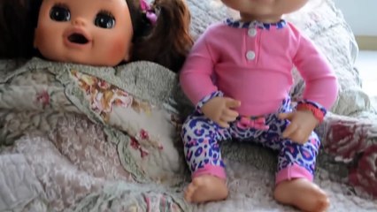 Baby Alive Sick Day! Part 3 - Baby Alive Throw Up & Baby Alive Bath!