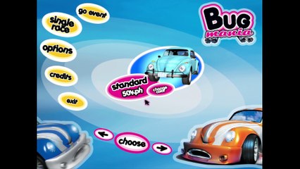 Bug Mania gameplay on City at night with bat-bug car