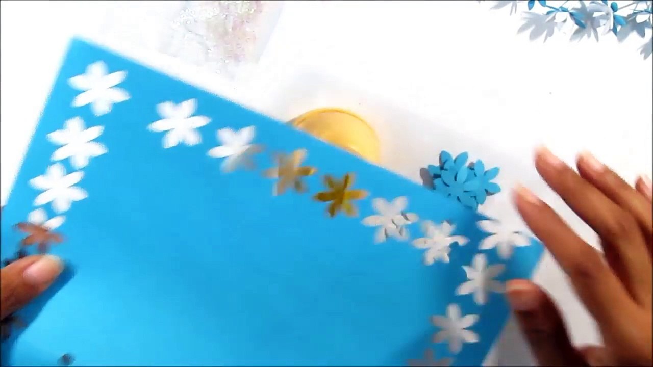 Thermocol Crafts - How to make a flower ball